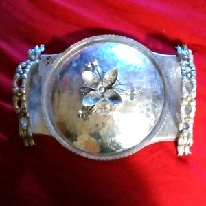 Aluminum tray with lid and handles